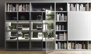 contemporary living room wall units and