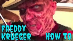 how to do a freddy krueger make up