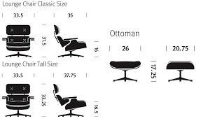 eames lounge chair ottoman in fabric