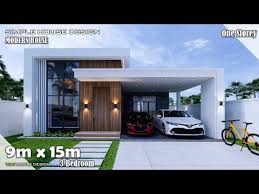 house design simple house 9m x 15m