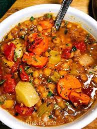 vegan lentil soup recipe in the instant