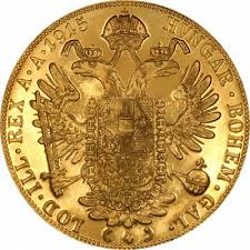 Moneda de aur franz joseph 1915 / galben mare 13,963g. Monede Austriece De Aur Franz Josef Ul Mare Si Mic 1915 Etc Expertdiamant