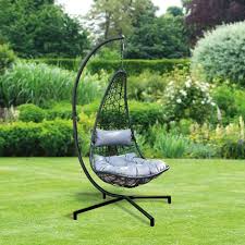 New York Grey Hanging Chair With