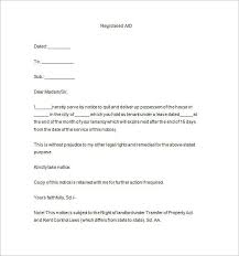 8 tenancy notice templates pdf doc