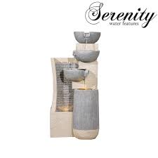 Serenity Cascading Four Bowl Wall