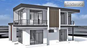 Modern Style Box Shape House