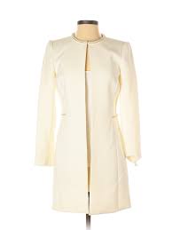 Details About Tahari By Asl Women Ivory Coat 2 Petite