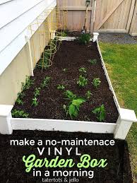 Build No Maintenance Vinyl Garden Box