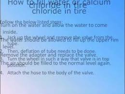 How To Fill Tractor Tires With Water And Calcium Chloride