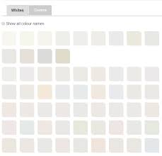 color chart dulux white colour chart