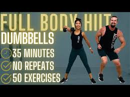 dumbbell full body hiit workout 50