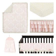 Amelia Collection 5 Piece Crib Bedding
