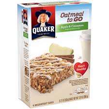 quaker oatmeal to go apples cinnamon
