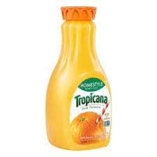 tropicana orange juice homestyle some