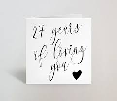 27th anniversary gifts best ideas