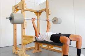 diy home squat rack bench press combo