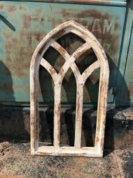 Arched Church Window Wood Cathedral