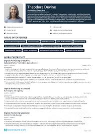 An executive when applying for job, has to write all duties and roles on his resume to get the job, here are here we are having 26 best executive resume templates that help you while applying for the. Marketing Executive Resume Sample Guide For 2021