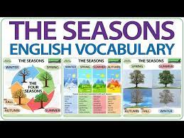 seasons in english voary lesson