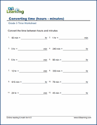 Grade 3 Telling Time Worksheets Free Printable K5 Learning