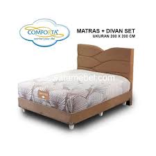 The 13.5 beautyrest harmony lux carbon extra firm mattress features layers of firm comfort foam for a very firm feel. Mattress Bed Frame Set Size 200 Comforta Comfort Pedic 200 Brown Dewata Mebel