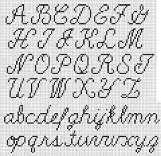 Free Cross Stitch Font Alphabet Cross Stitch Letter