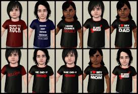 mod the sims funny shirts for toddlers