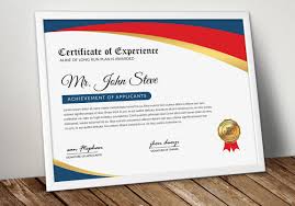Business Certificate Word Template Vsual