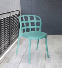Choose from lightweight outdoor cafe chairs, stacking outdoor chairs, mark resistant seats and sun fade resistant colours for furniture that looks great for longer. Buy Trap Italian Outdoor Cafe Chair In Mint Colour By Hauser Online Un Armed Plastic Chairs Chairs Furniture Pepperfry Product