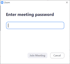 how to find zoom meeting pword on