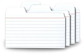 Amazon Com Find It Tabbed Index Cards 3 X 5 Inches White 48