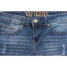 Vip Jeans For Women Ripped Distressed Destroyed Skinny Jeans Low Waisted Stretch Jeans