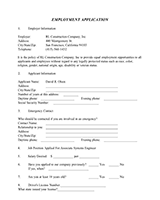 Employment Contracts Forms Employment Law