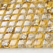 Gold Glass Mosaic Tiles L309 12x12 Per