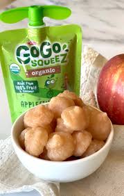 frozen applesauce bites healthy snacks