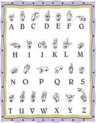 Free Printable Sign Language Alphabet Chart I Use This For