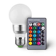 Led Remote Controlled Color Changing Light Bulb Color Changing Light Bulb Color Changing Lights Color Changing Led