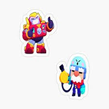 The brawler with the most points at the end of the brawl stars 1v1 video wins! Brawl Stars Sticker Pack Surge And Gale