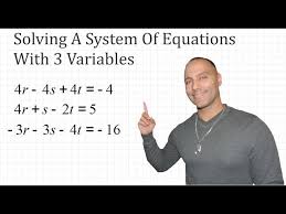 Solve System Of Three Equations With