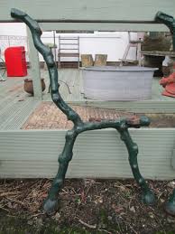 Victorian Cast Iron Bench Ends In The