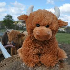 highland cow brown plush soft toy gift