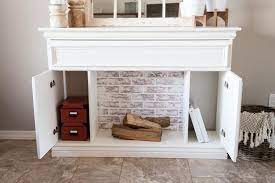 How To Build A Faux Fireplace With