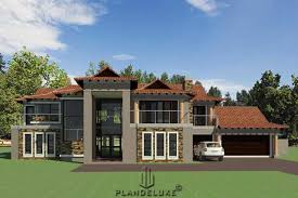 double story 4 bedroom house plan for