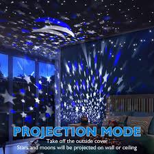 Toddler Night Light Projector Moon And Star Projector Of Baby Elecstars Com
