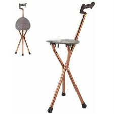 walking stick chair portable seat stool