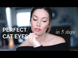 video 5 steps to perfect the cat eye