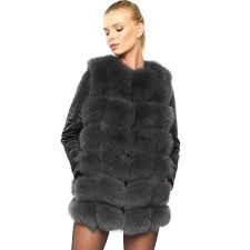 Real Fur Jacket Vogue With Leather