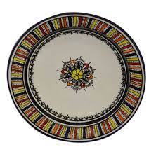 Moroccan Ceramic Plate Handmade Pasta