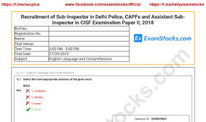 Possible changes to 2018 language exams. Ssc Cpo Mains Question Paper 2018 Pdf Download