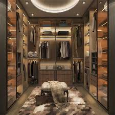 Luxury Built In Cabinets Clothes Wall